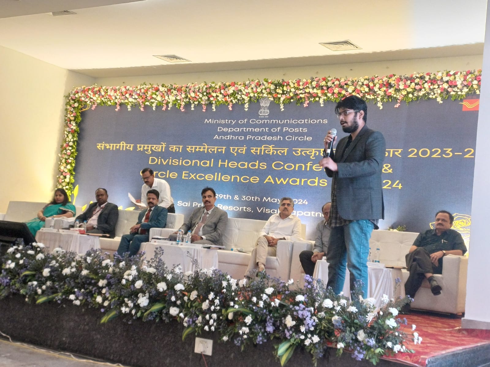 Lecture on 'Stress Management', at Divisional Heads Conference, Department of Posts, Andhra Pradesh Circle, Ministry of Communications, May, 2024