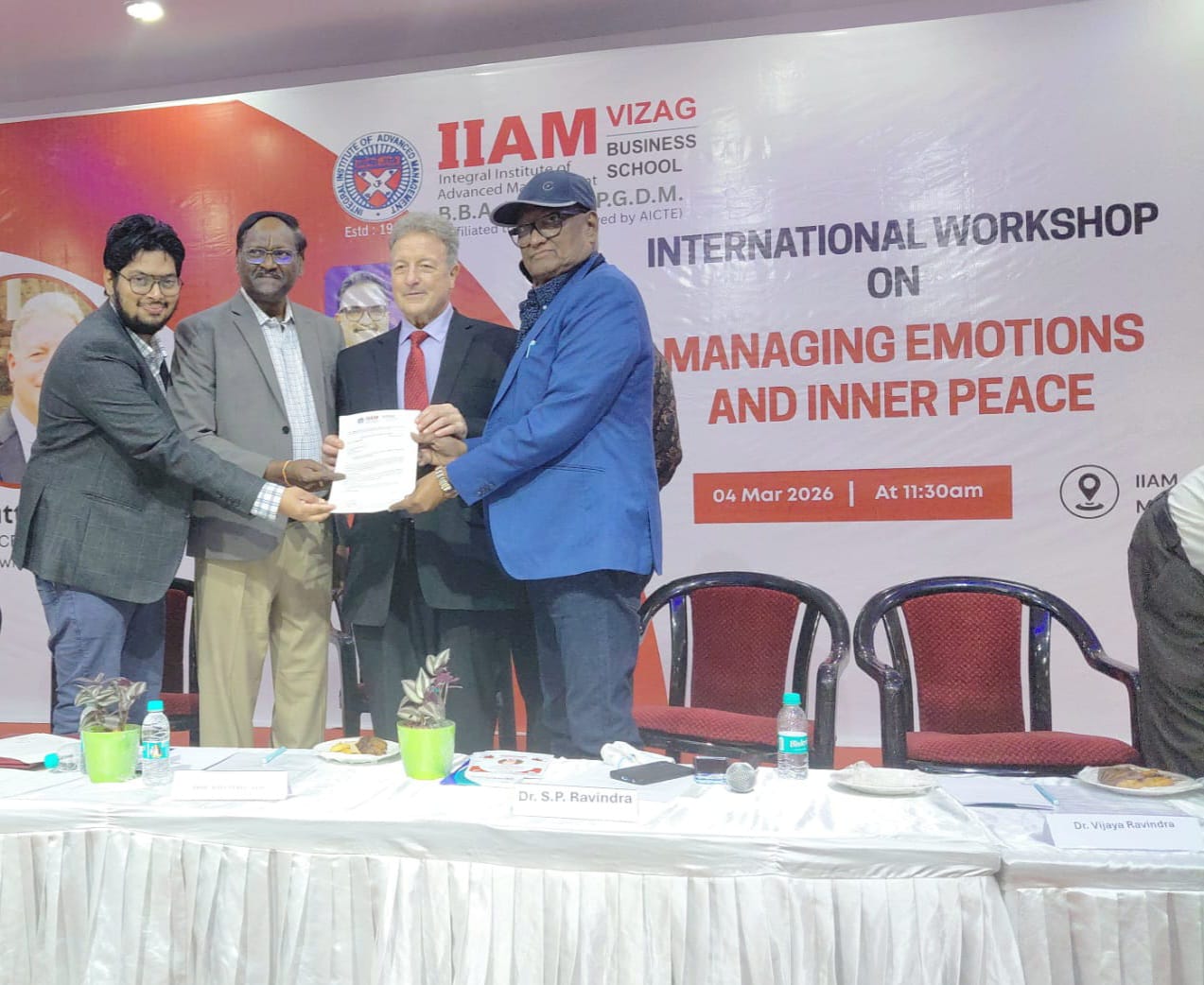 International Workshop on Managing Emotions & Inner Peace with Matt Perelstein, March 2026